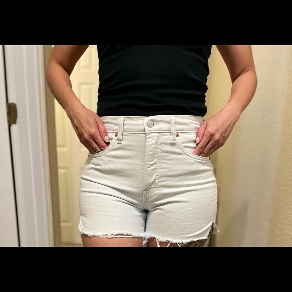 Light Denim Gap Shorts